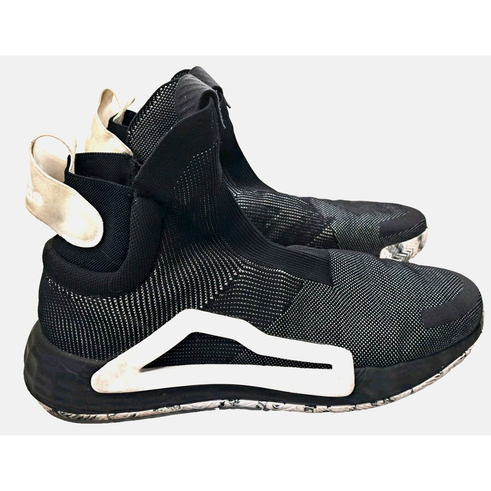 ADIDAS N3xt L3V3L Basketball Shoes Mens 17 Core Black Cloud White BB919 Sneaker